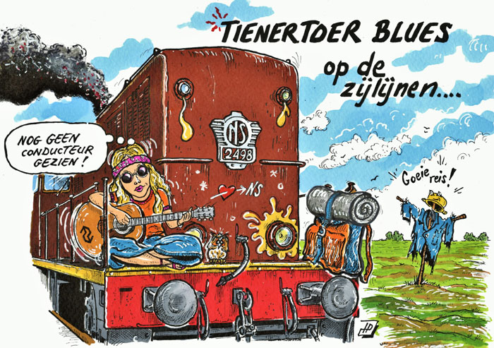 Cartoon Tienertoer. (Hans Proper)